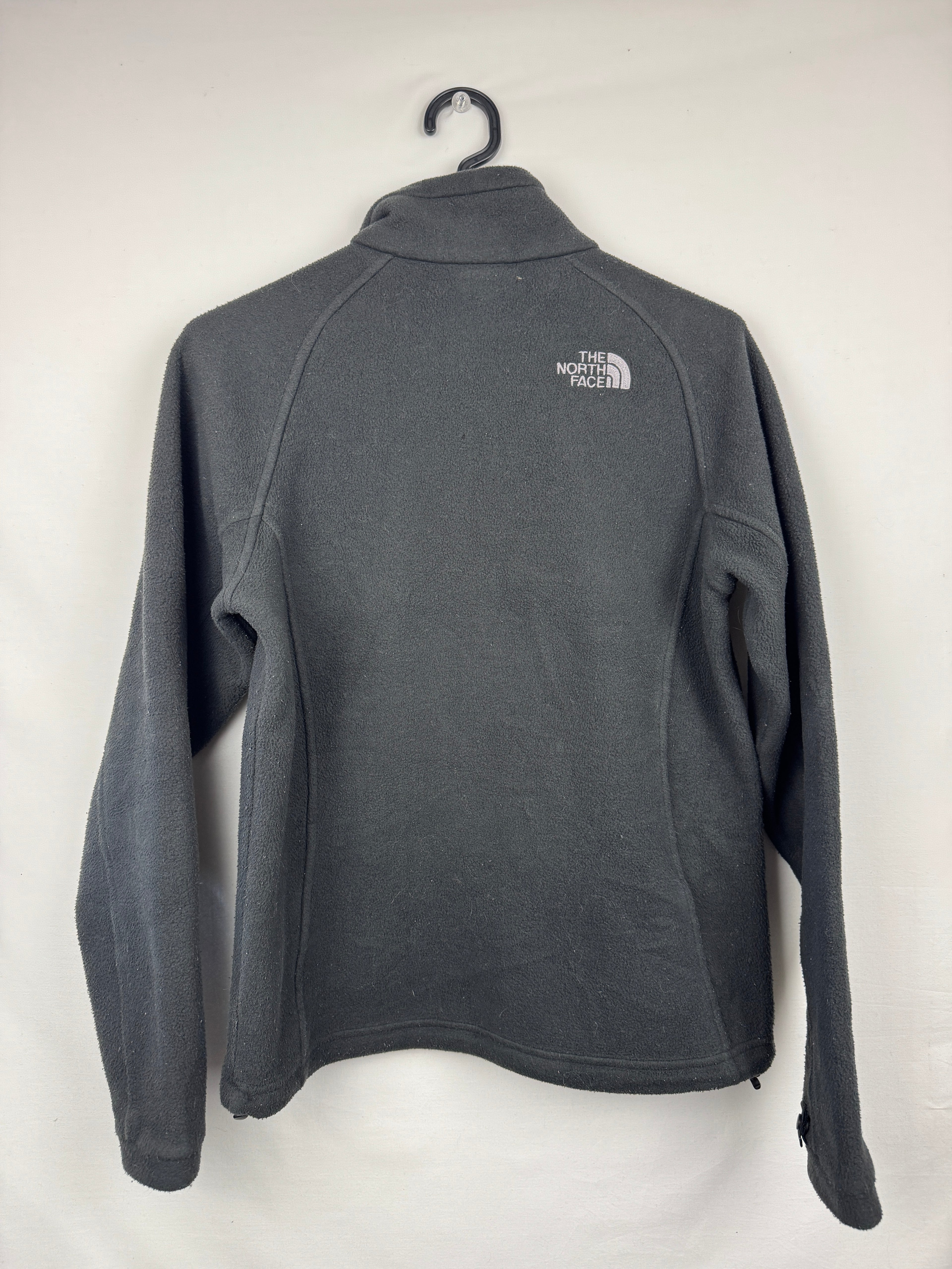 The North Face Polaire Zippée Gris Foncé Noire