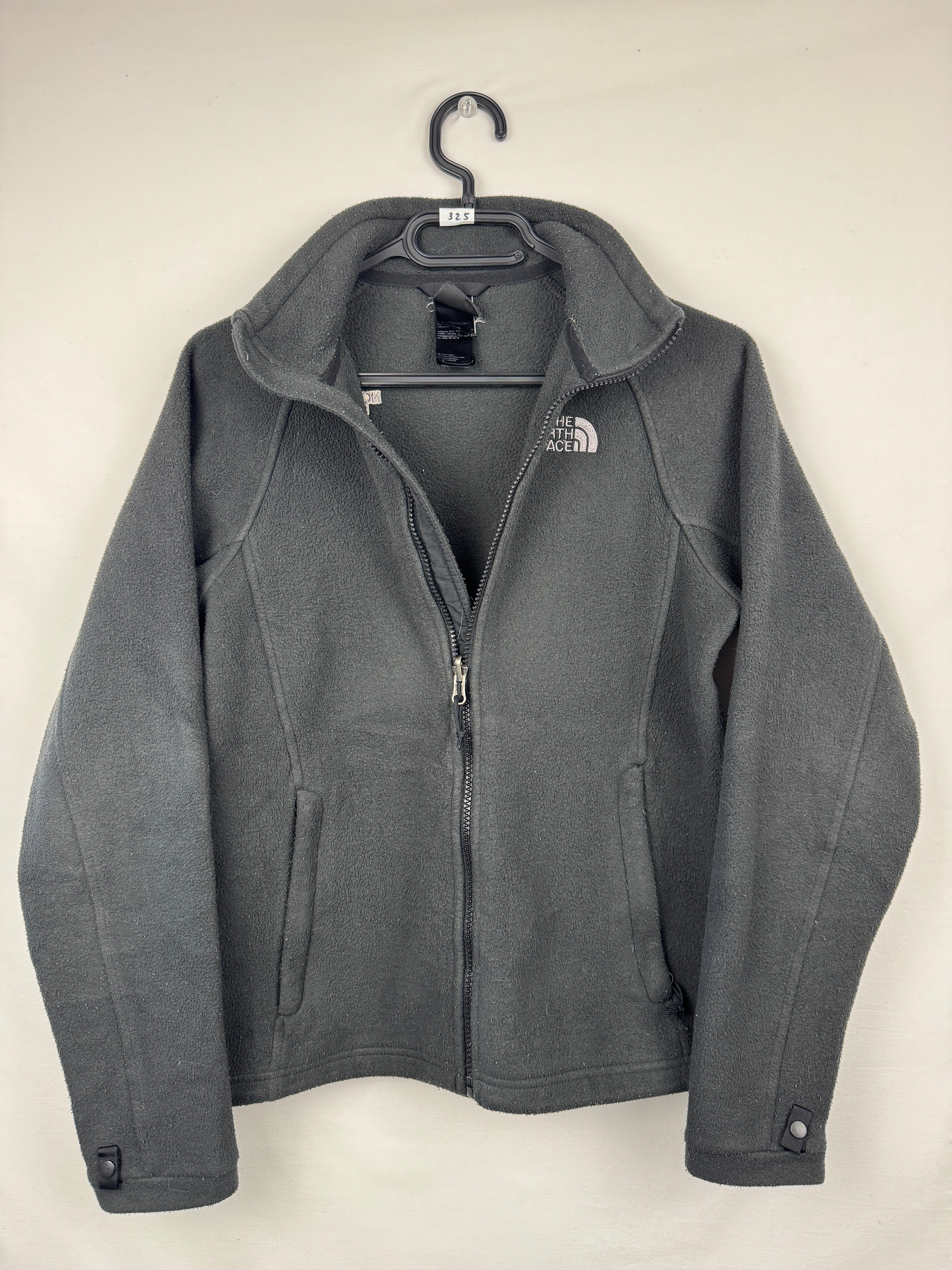 The North Face Polaire Zippée Gris Foncé Noire