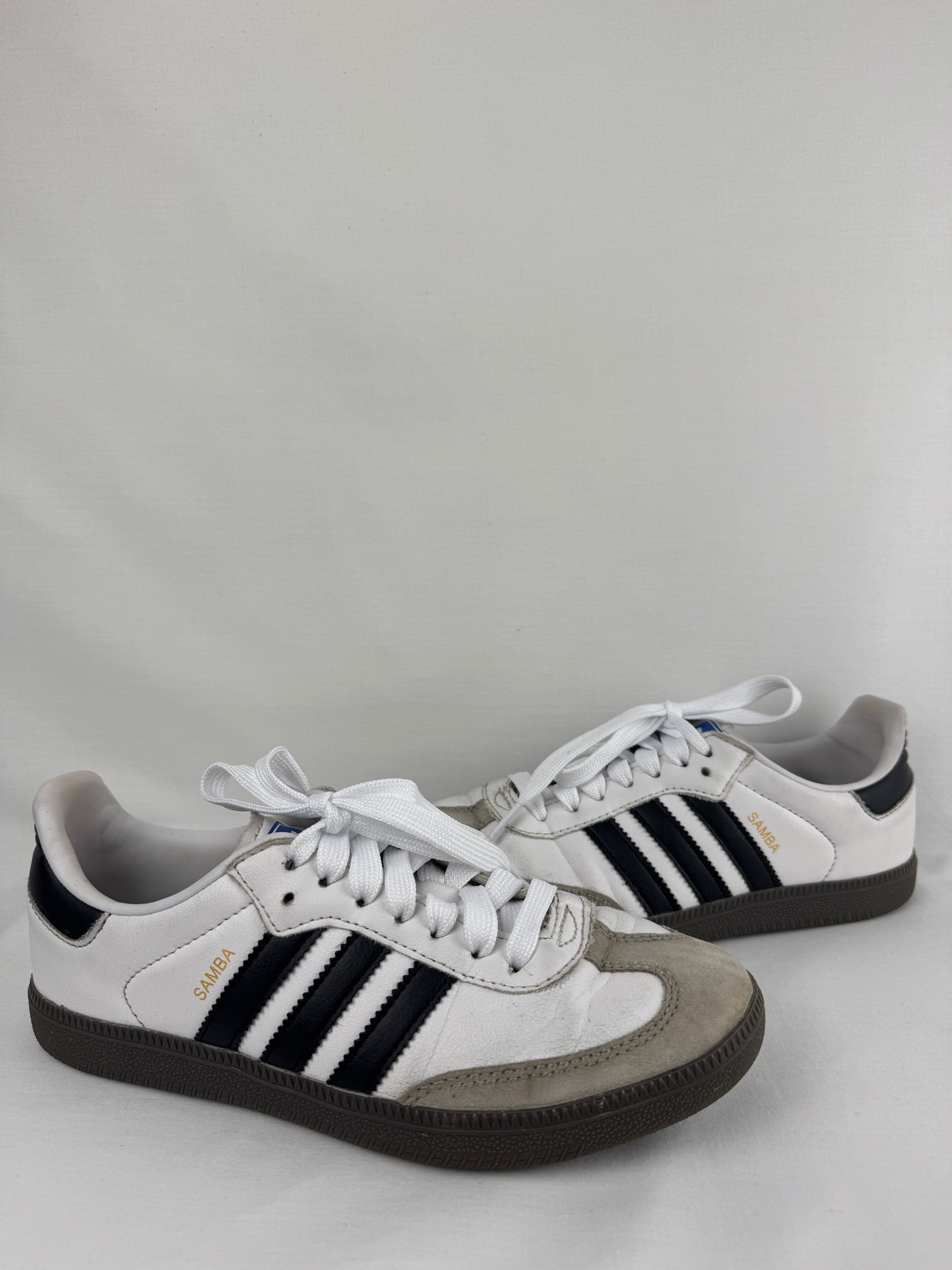 Adidas Samba Femme Blanche & Noire | Taille 39