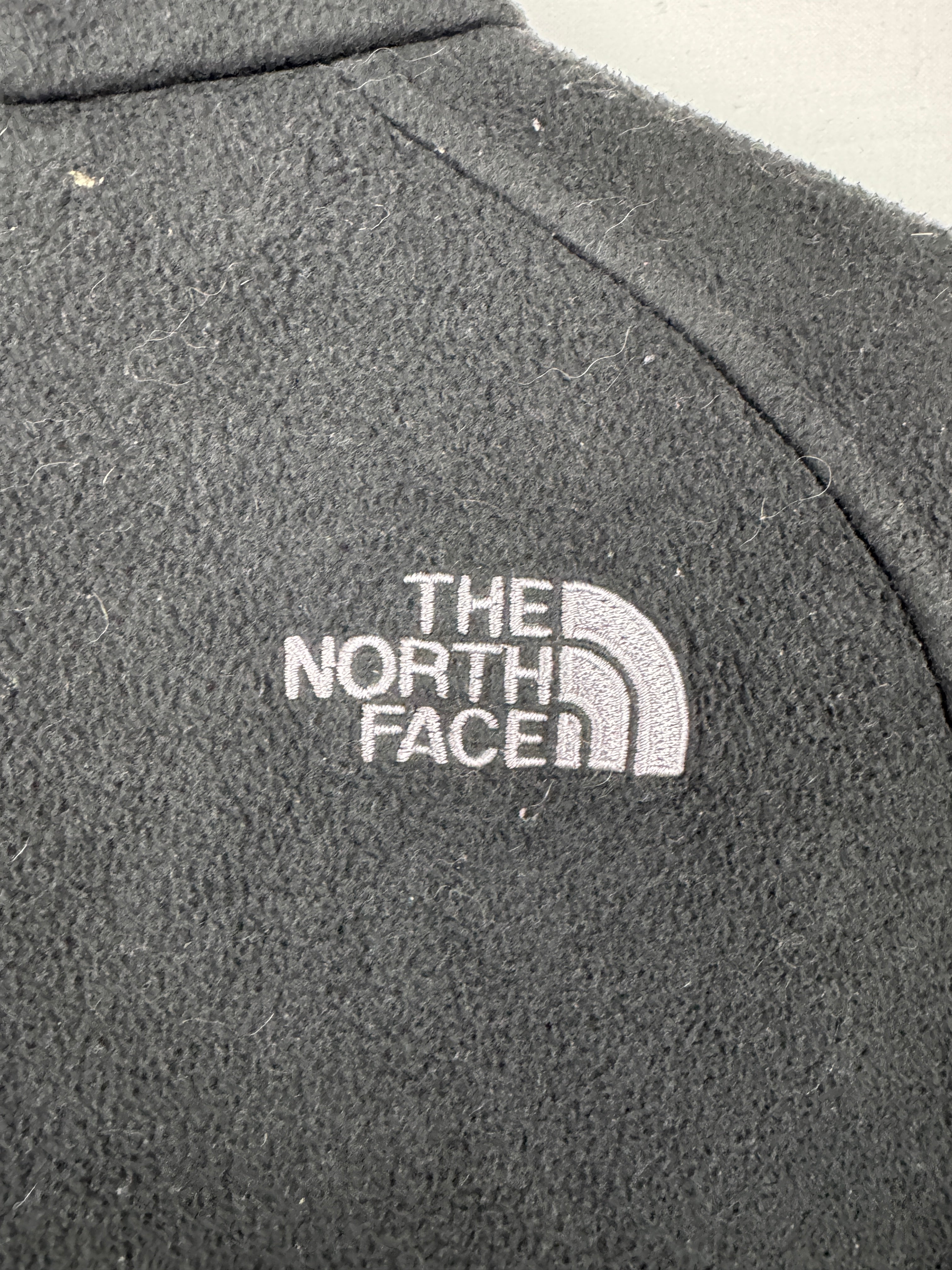The North Face Polaire Zippée Gris Foncé Noire
