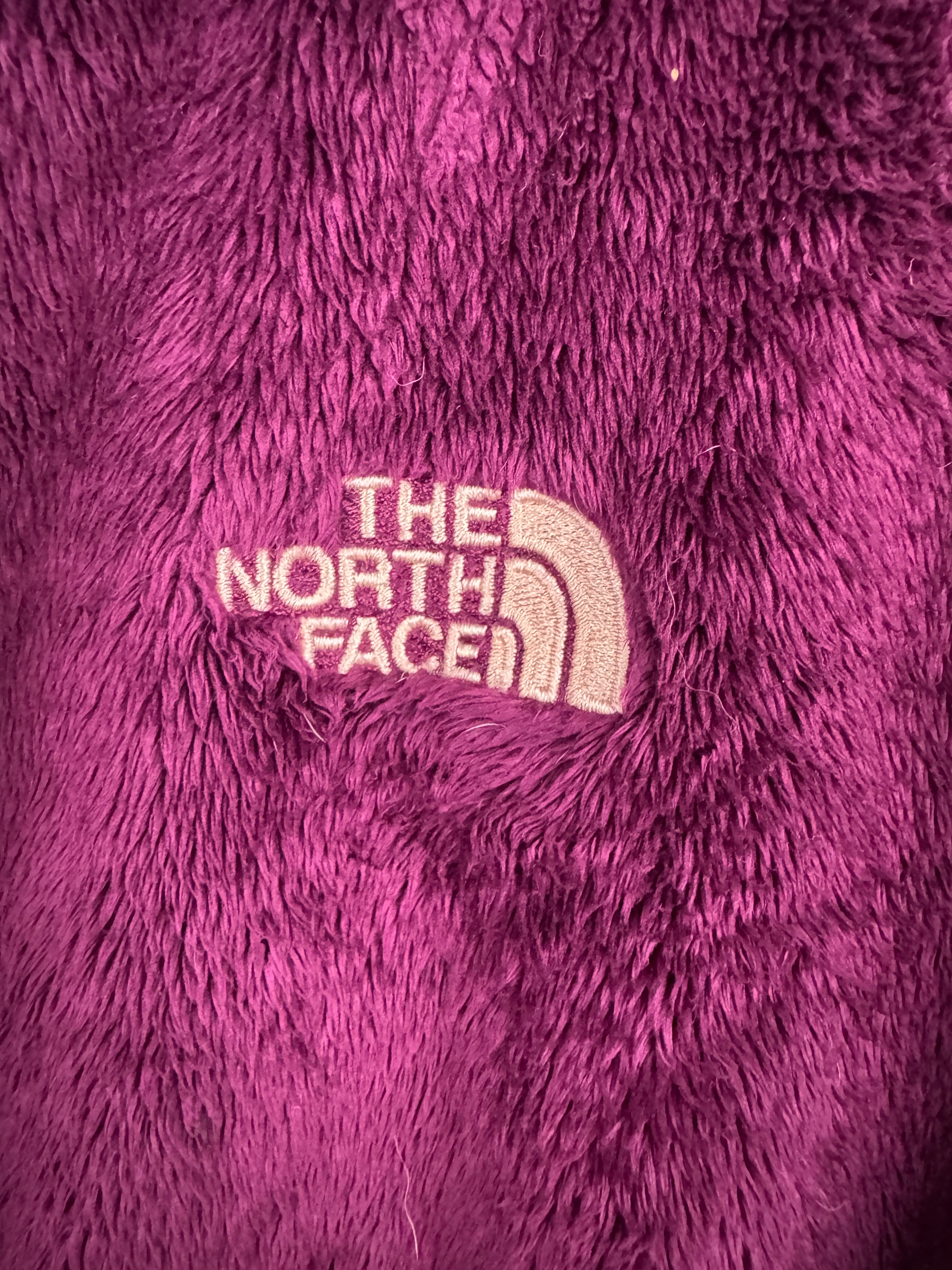 The North Face Polaire Zippée Rouge Bordeaux
