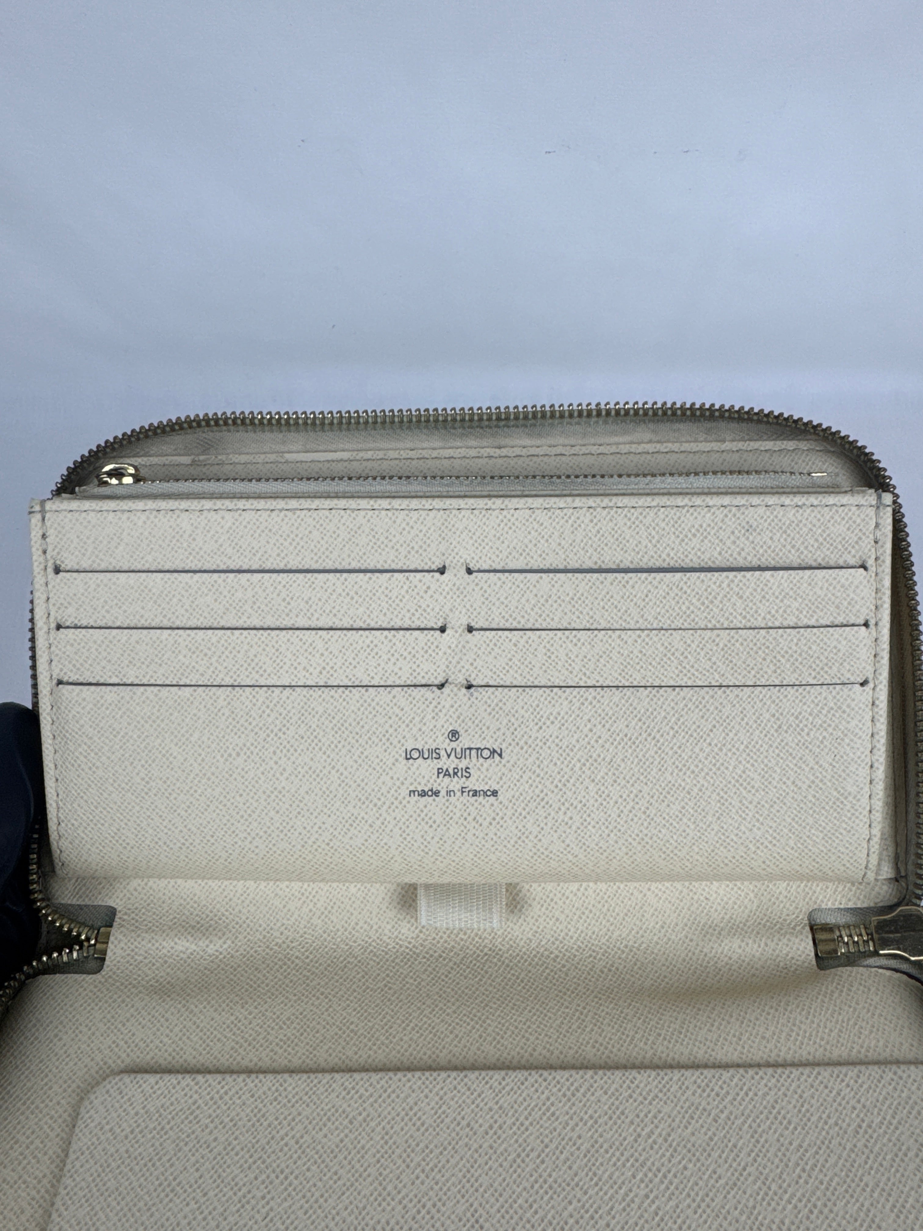 Louis Vuitton Zippy Damier Azur | Portefeuille Zippé
