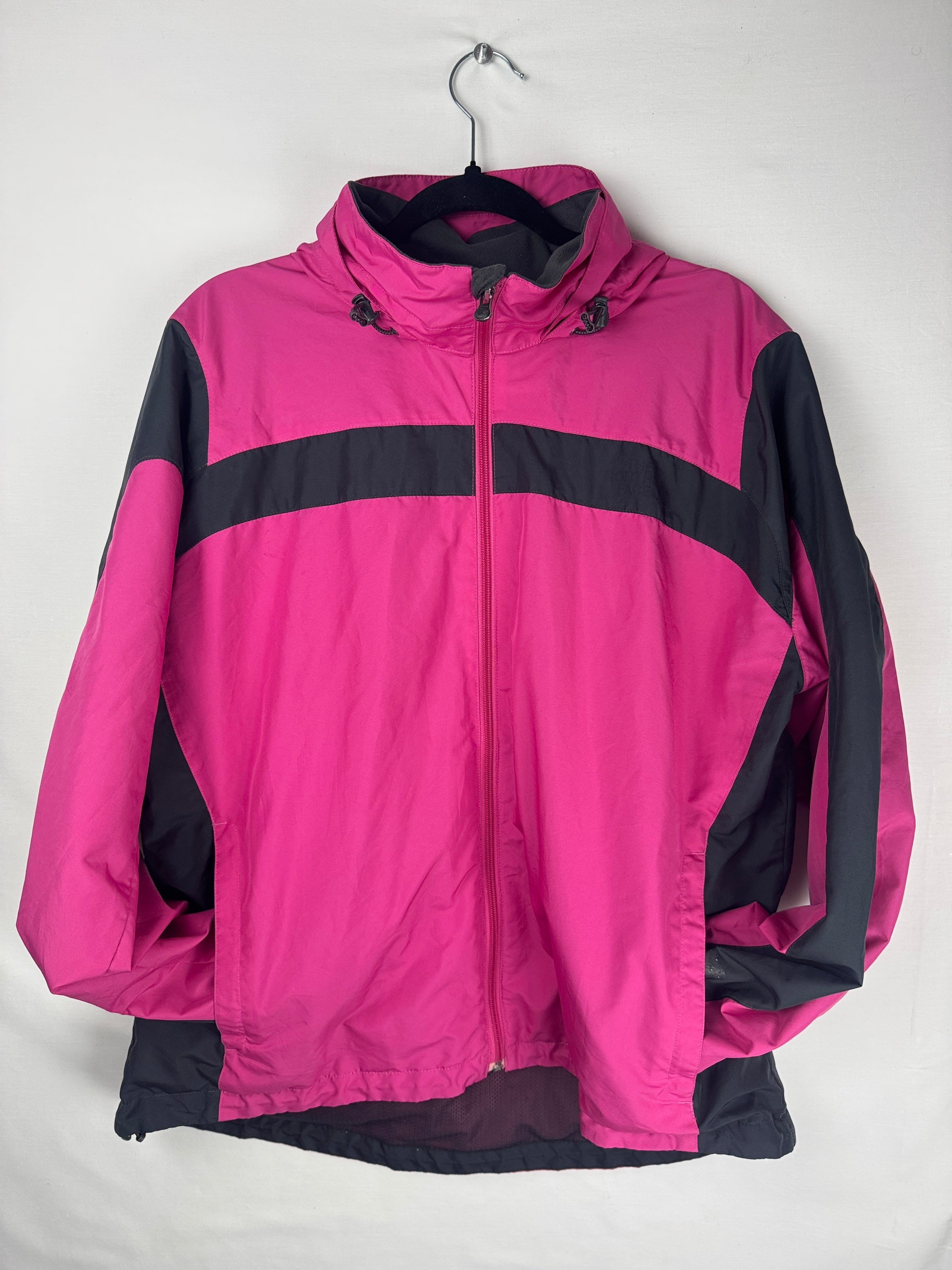 The North Face Coupe-Vent Femme – Rose & Noir – Taille XL