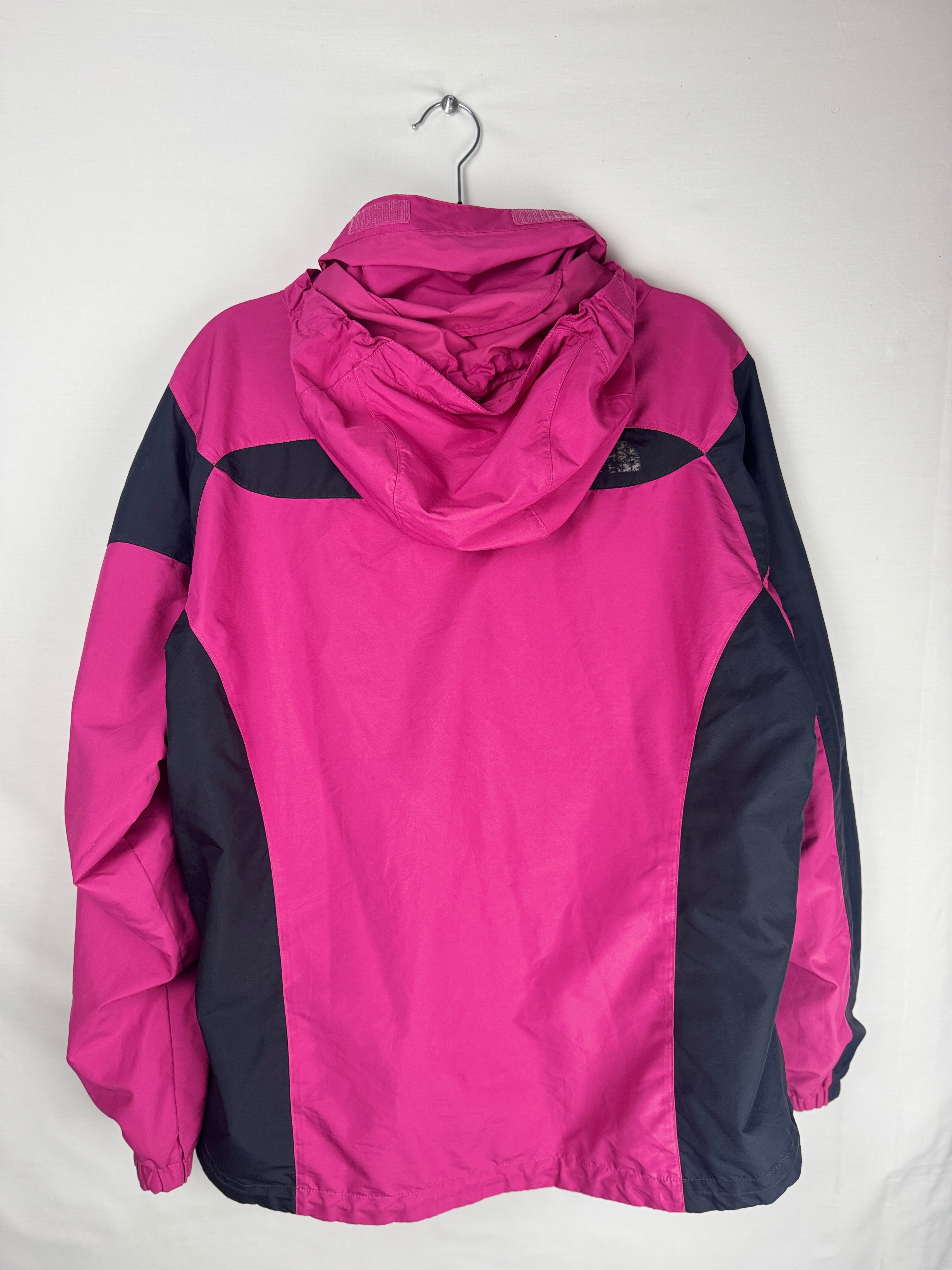 The North Face Coupe-Vent Femme – Rose & Noir – Taille XL